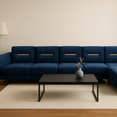 Velvet Haven Corner Sofa