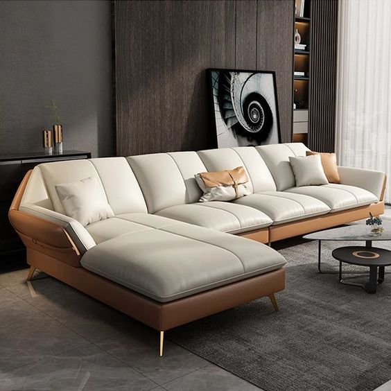 Elara Leather Lounge