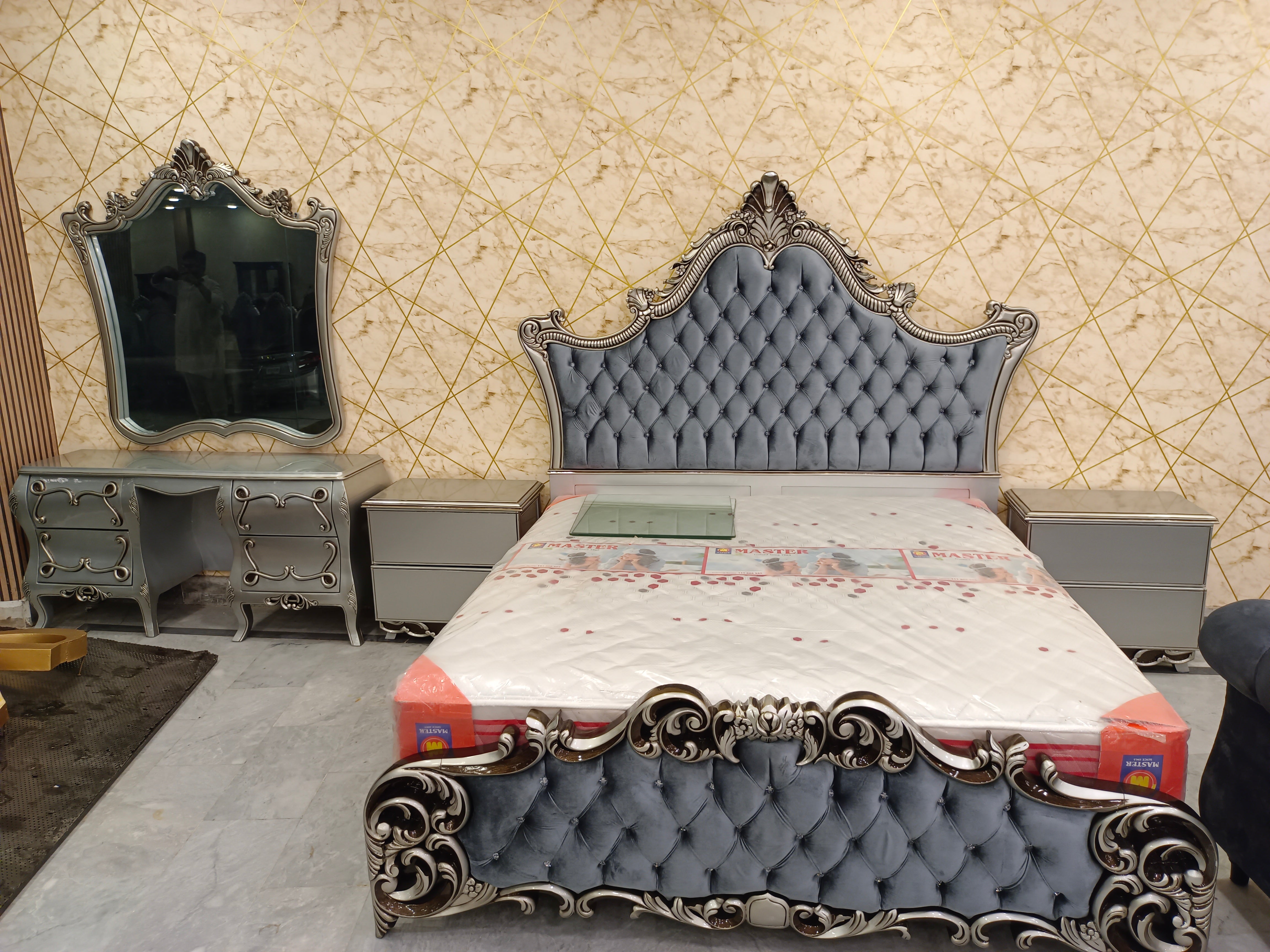 Velvet Monarch Bedroom Set