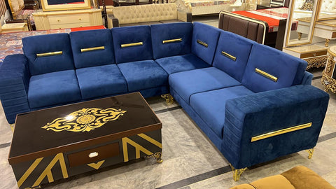 Velvet Haven Corner Sofa